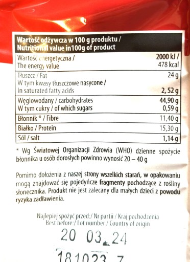 Slnečnicové semienka pražené s korením 150G Sonpex