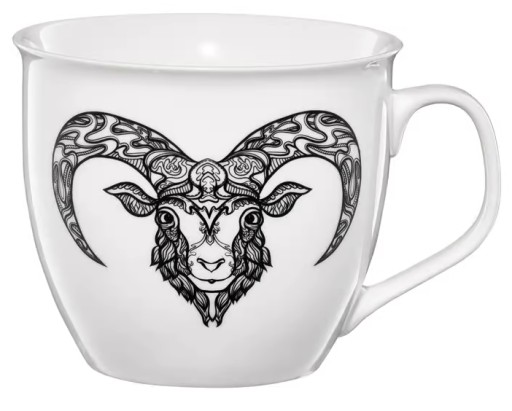 Porcelánový hrnček Zodiac 550 ml Aries AMBITION
