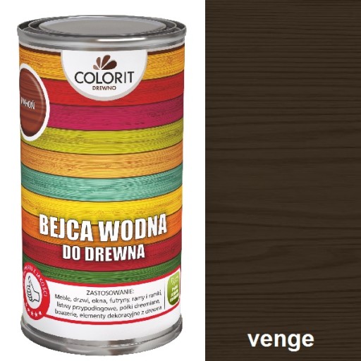 Moridlo na drevo na vodnej báze COLORIT 0,5 l MODRÁ