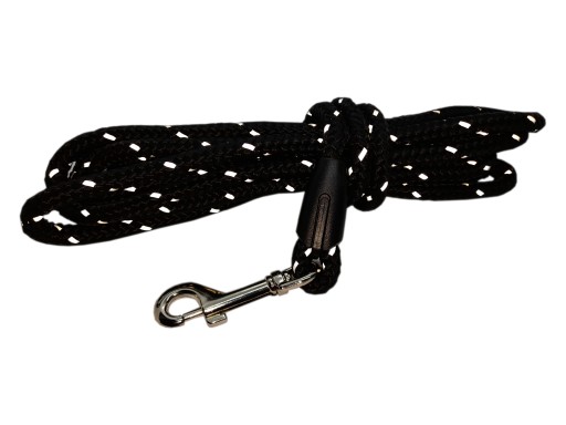 Lanové vodítko 8mm 2m S/M, reflexné - Na nočné použitie