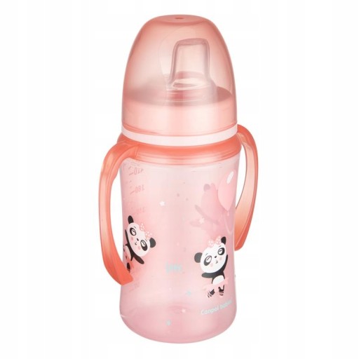 CANPOL 35/208 EasyStart TRÉNINGOVÝ hrnček 240ml RUŽ