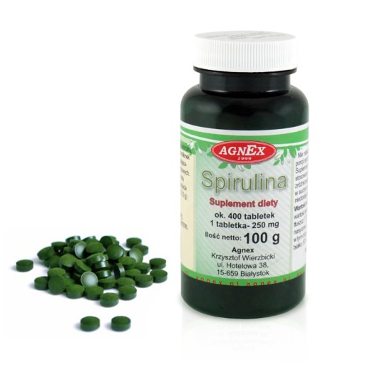SPIRULINA 100g TABLETY MORSKÝCH RIAS 400 kusov