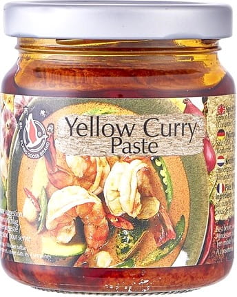 Thajská žltá žltá kari pasta 195 g FGB