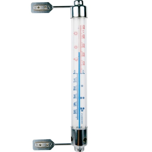 Vonkajší kovový teplomer 20 cm 020600