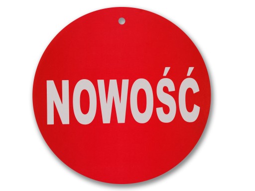 ŠTÍTOK okrúhly NOVÁ CENA KRUH FI 24CM ŠTÍTOK