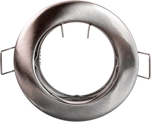 GTV Okrúhle bodové svietidlo, liate IP20 inox