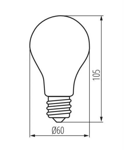 Kanlux E27 LED žiarovka 810lm XLED A60 7W teplá biela 2700K