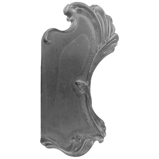 PRAVÁ DOSKA BEZ OTVOROV KOVANÉ PRVKY 63.152 H330XL175 2MM