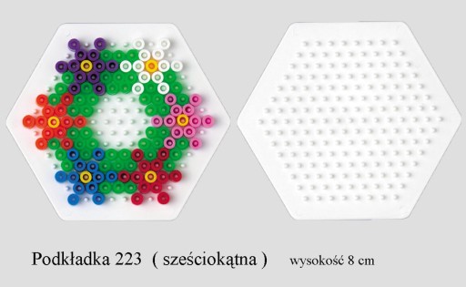 Malá HEXAGON korálková podložka HAMA Pyssla