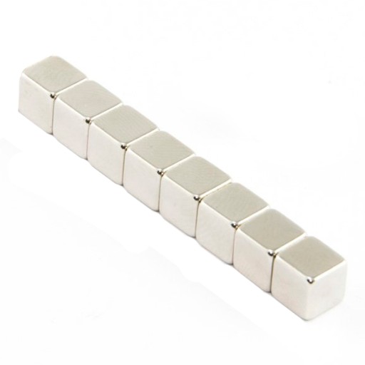 NEODYMOVÝ MAGNET TANIER 7x7x7 N38 - 8 KS