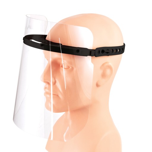 Maska OCHRANNÝ VISOR tvárový štít čierny
