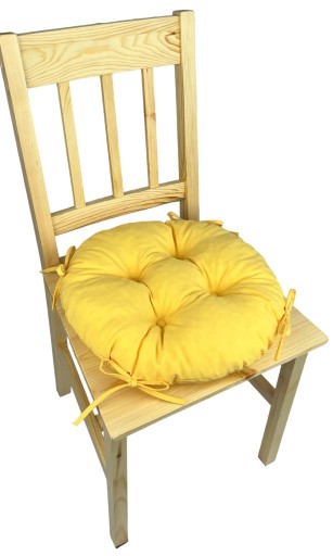 Podsedák na stoličku 35cm ŽLTÝ KRUH