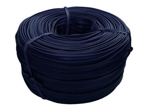 Biza Kakrętcza Kedra PVC páska Pipe 10m - Námornícka modrá