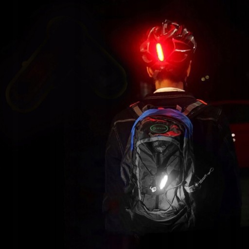 BICYKEL ZADNÁ LAMPA LED 50lm USB 4 REŽIMY SVETLOVKA VODEODOLNÁ VÝKONNÁ