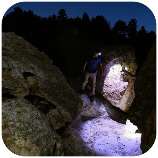 TURISTICKÁ ČELOVÁ LAMPA LED ČELOVÁ LAMPA VÝKONNÉ REŽIMY LAMPY