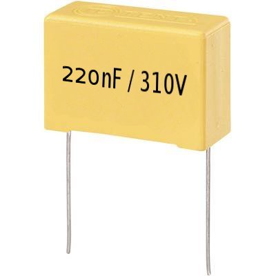 Kondenzátor MKP X2 220nF 310V 224K rozstup 22mm