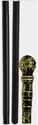 SKLADACIA TYČ 80cm Žezlo s gombíkom MAGIK KABARE