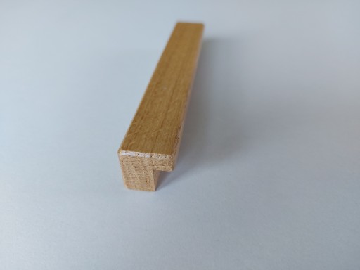 Drevená nábytková úchytka, dub ELKA, dĺžka 128mm, veľ. 96mm POLSKÝ VÝROBOK