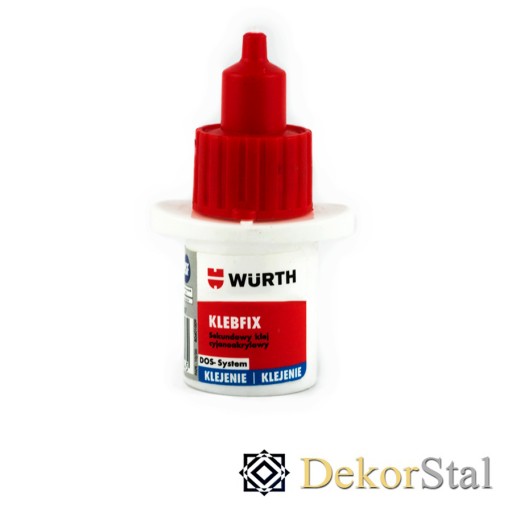 WURTH DRUHÉ KYANOAKRYLÁTOVÉ LEPIDLO KLEBFIX