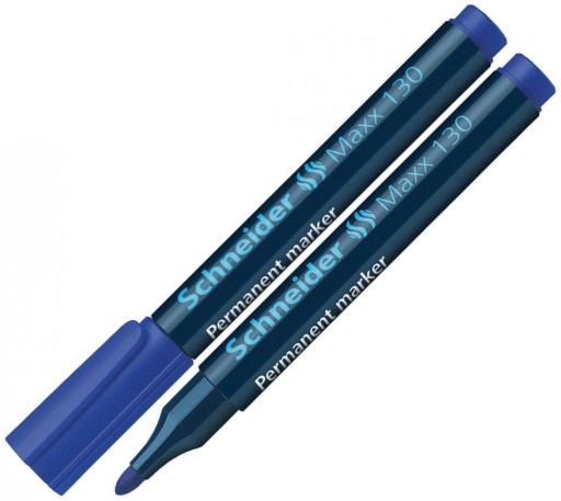 Permanentný popisovač SCHNEIDER Maxx 130, okrúhly, 1-3mm modrý