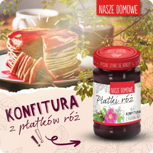 Náš domáci džem z lupeňov ruží 350 g