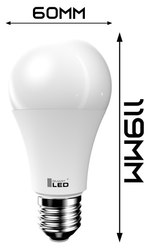 E27 LED žiarovka 12W A60 1160lm nebliká SZ silná svetlá dlhá životnosť