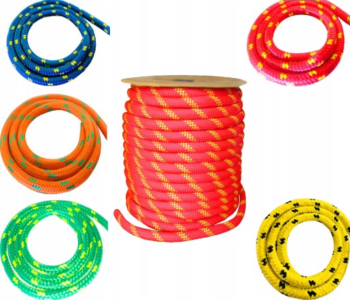PEVNÉ POLYPROPYLÉNOVÉ KÁBLOVÉ LANO 10MM 1m