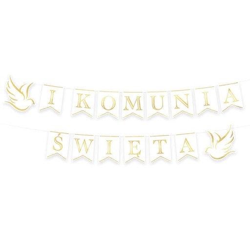 COMMUNION GARLAND bannerová dekorácia pre SPOJENIE