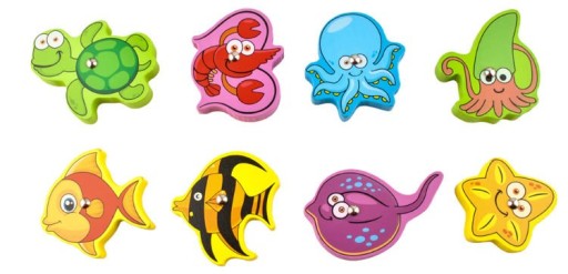 Drevené PUZZLE OCEAN FISH s magnetom PUZZLE