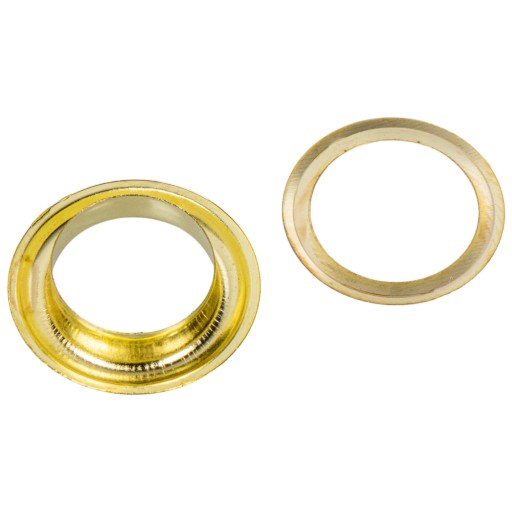 14mm koženkové očká na banner s lemovaním, sada 33 ks.