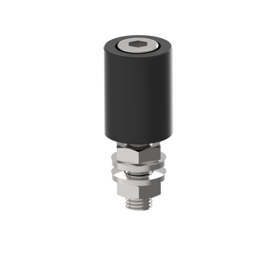 PLASTOVÝ VALEC D30mm M12 ZÁM