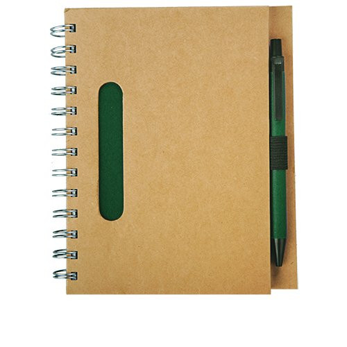 Notebook 120x180/70k Envivo line, zelená/béžová