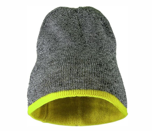 Teplá DUALCOLOR zimná pracovná čiapka, žltá