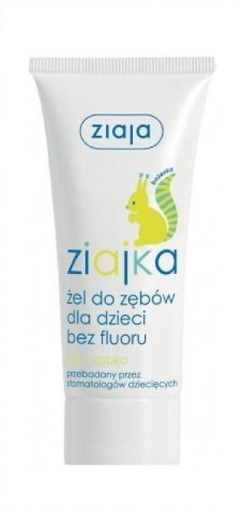 ZIAJA zubný gél pre deti bez fluoridu 50ml