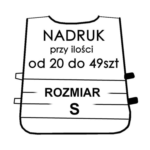 Služba potlače 1 kus pri kúpe 20-49 kusov viest