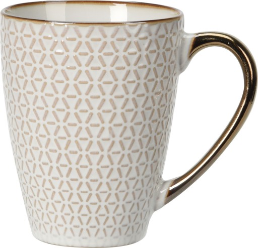 ELEGANTNÝ hrnček na kávu a čaj, keramický, 370 ml