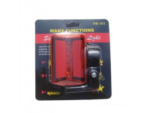 EOT008 LED CYKLISTICKÁ LAMPA PRE ZADNÉ silné svetlo 7 režimov HELVETIOS