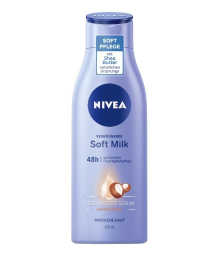 NIVEA TELOVÉ MLIEKO 400ml MÄKKÉ MLIEKO