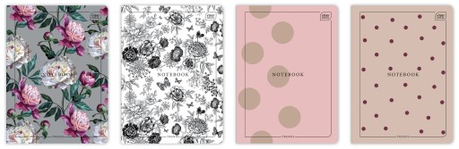 NOTEBOOK A5 60k KONTROLOVANÝ KONTROLOVANÝ Trends Girls Interprint