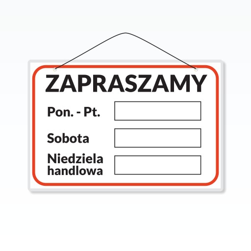 Laminovaný nápis A5 VITAJTE PO-PIA SO-NE