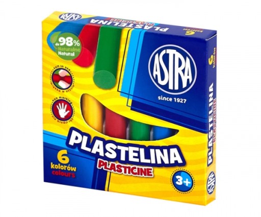 Astra plastelína, 6 farieb (83811905)