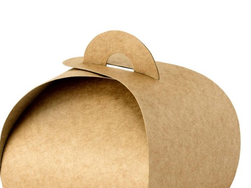 Ďakovné boxy pre hostí - kraft, 10 ks