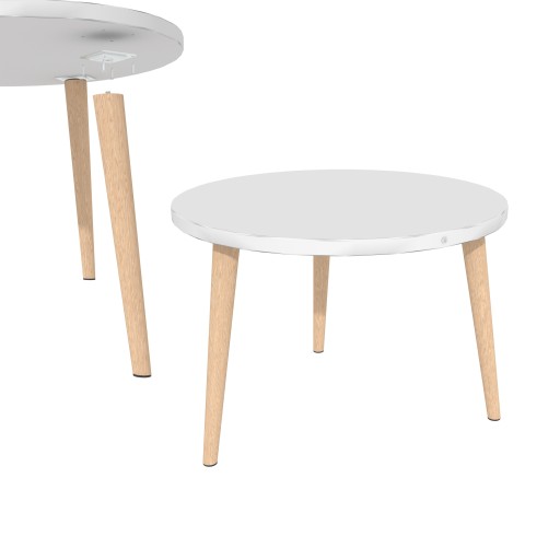 Noha 45 CM drevená šikmá montážna sada