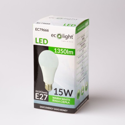 LED ŽIAROVKA E27 15W SMD TEPLÁ FARBA