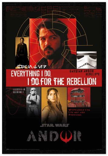 Plagát Star Wars Andor For The Rebellion 61x91,5cm