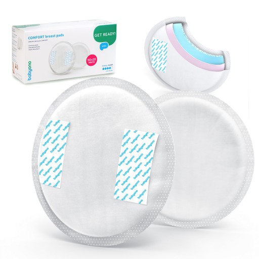 BabyOno LAKTAČNÉ VLOŽKY Comfort 50 + 20 ZDARMA