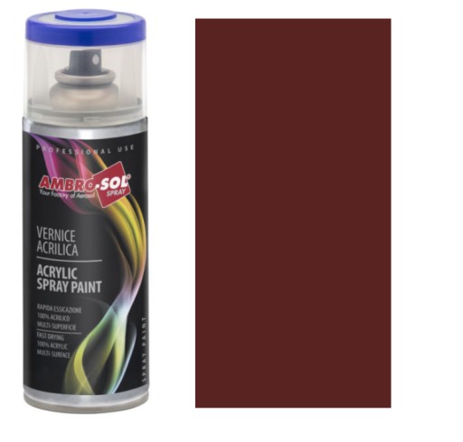AMBROSOL UNIVERZÁLNY AKRYLOVÝ LAK HNEDÁ ČERVENÁ RAL 8012 400ML