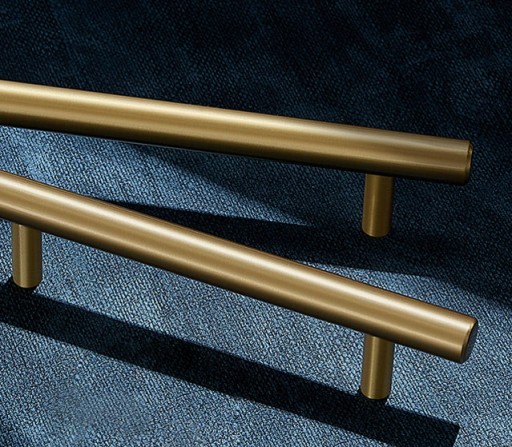 Nábytková kľučka madlo zábradlia matná zlatá 160 mm