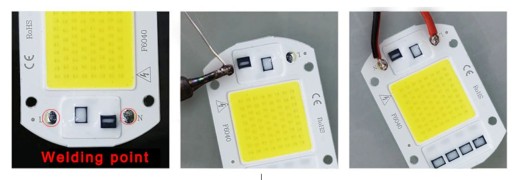 LED modul COB 50W 230V Halogénový reflektor