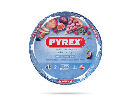 Tortová nádoba PYREX vhodná do rúry na pečenie 27 cm
